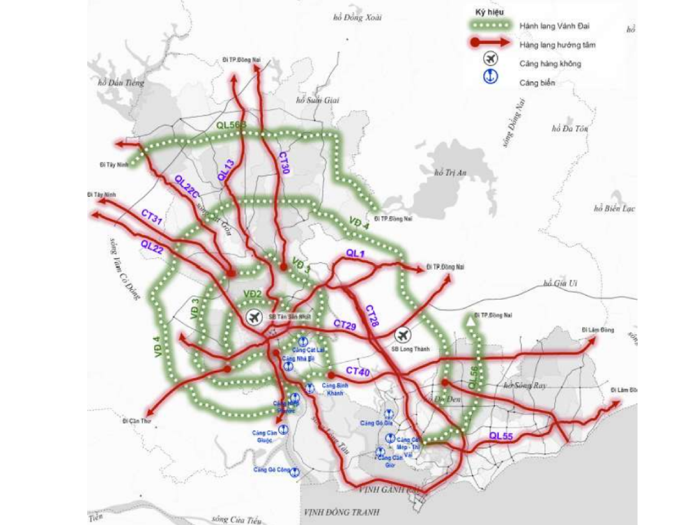 Cao tốc Biên Hòa - Vũng Tàu có thể kéo dài 30km về Bình Dương cũ: Vượt sông Đồng Nai, nối 2 tuyến vành đai