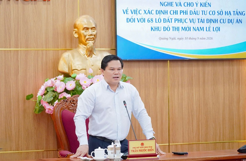 Quảng Ngãi yêu cầu xác định chi phí đầu tư 68 lô đất tái định cư khu đô thị Nam Lê Lợi- Ảnh 1. Quảng Ngãi yêu cầu xác định chi phí đầu tư 68 lô đất tái định cư khu đô thị Nam Lê Lợi- Ảnh 1.