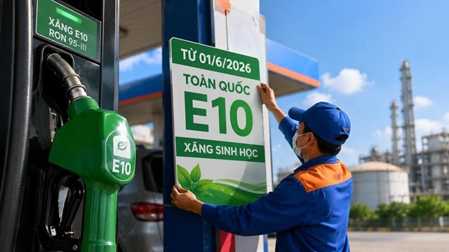 Giá xăng dầu chiều 10-9: Đồng loạt tăng, xăng E10 RON 95 vượt 24.000 đồng/lít