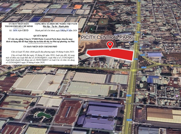 TP.HCM gỡ khó dự án căn hộ hơn 10.000m2 ở Bình Dương cũ