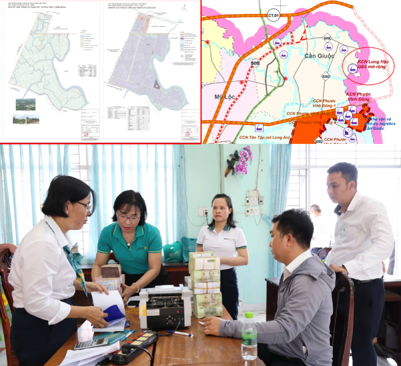Bắt đầu chi trả tiền bồi thường tại dự án khu công nghiệp 90ha giáp ranh TP.HCM