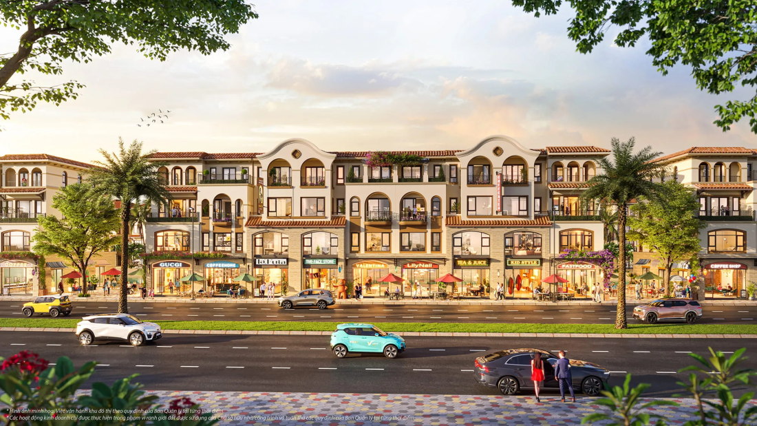 Phối cảnh minh họa nhà liền kề