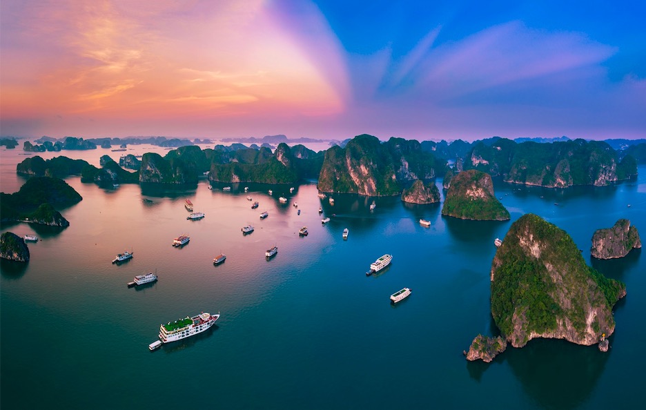 Một góc thành phố Hạ Long, tỉnh Quảng Ninh nơi có khu đô thị Cột 5-Cột 8 mở rộng