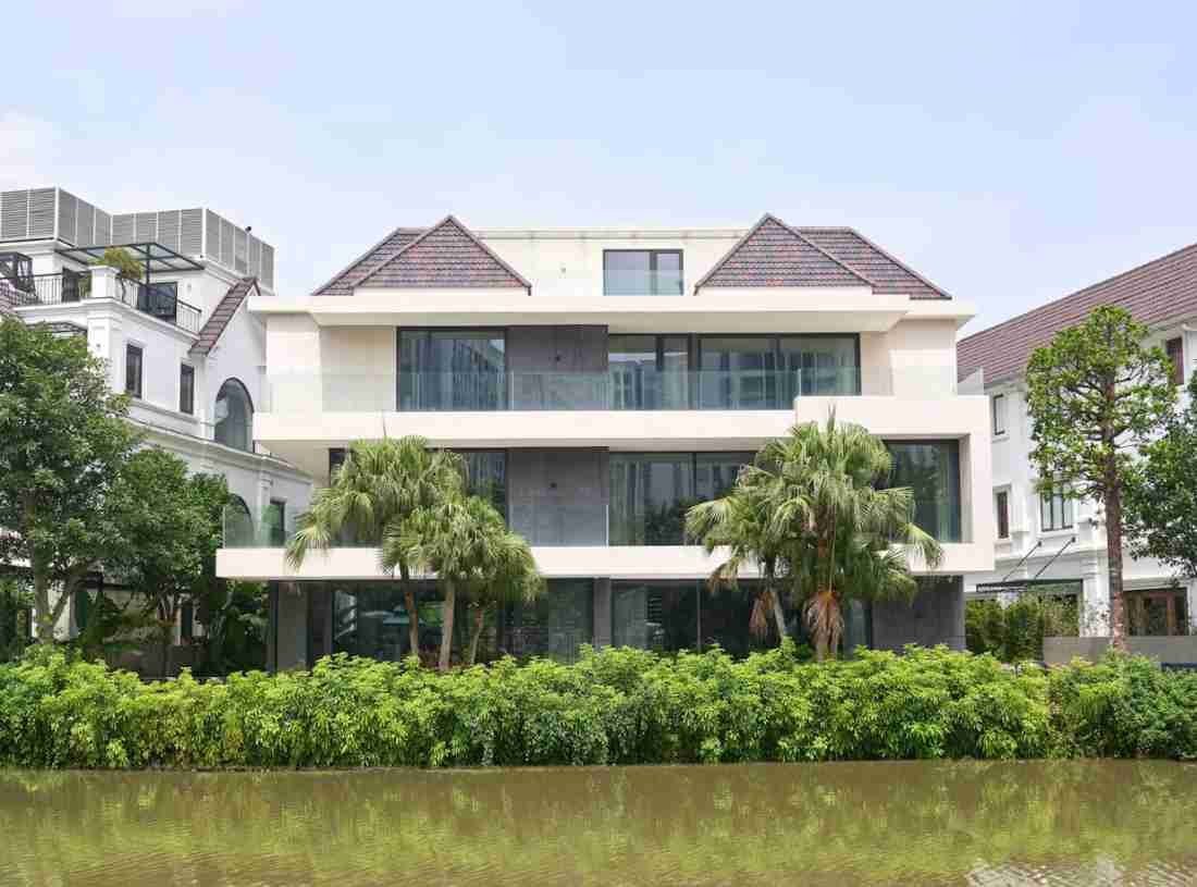 Biệt thự ven sông tại Hà Nội: Không gian sống nghỉ dưỡng cạnh hồ bơi vô cực