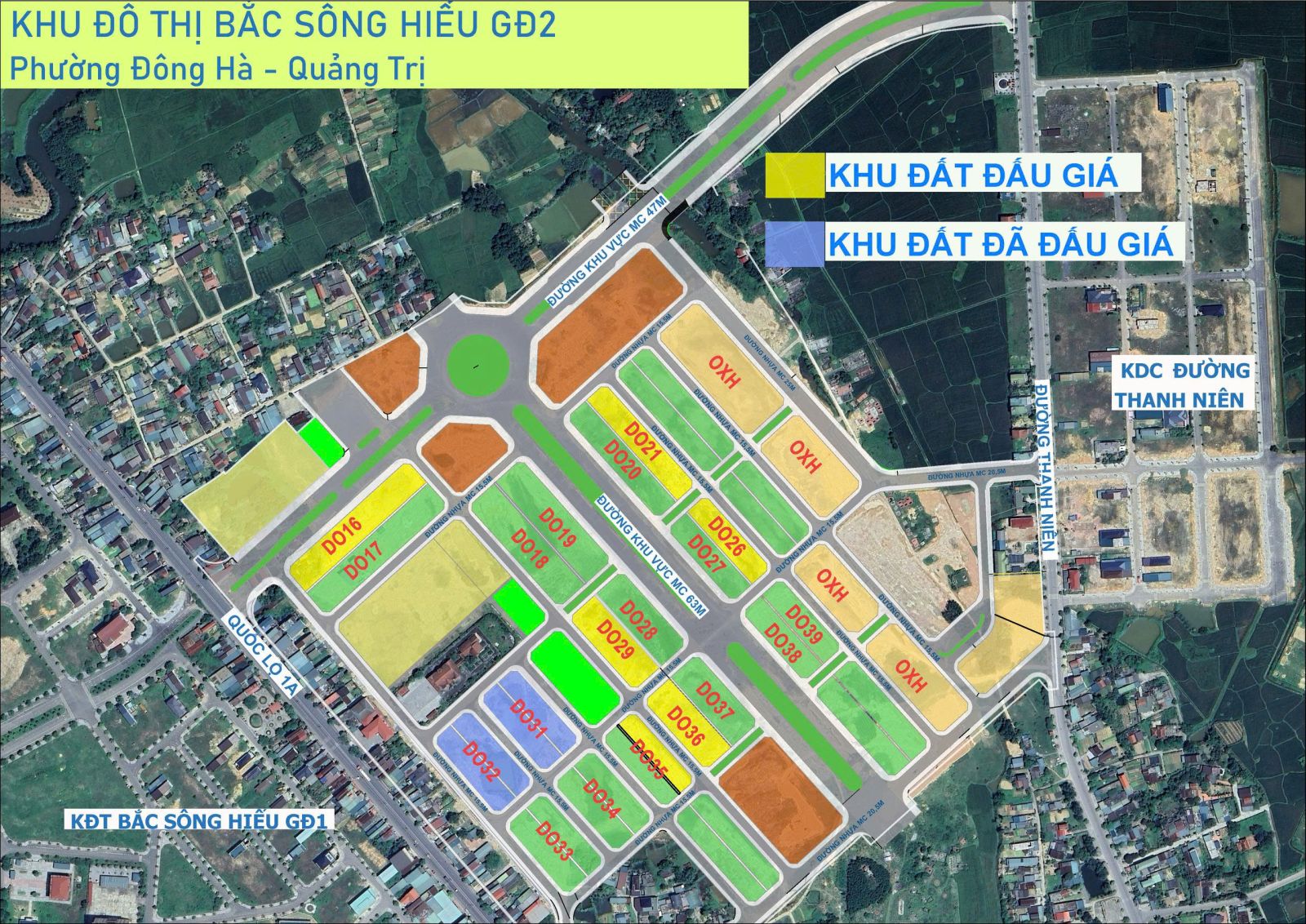 Quảng Trị đấu giá 77 thửa đất Bắc sông Hiếu, giá khởi điểm từ 720 triệu đồng/thửa