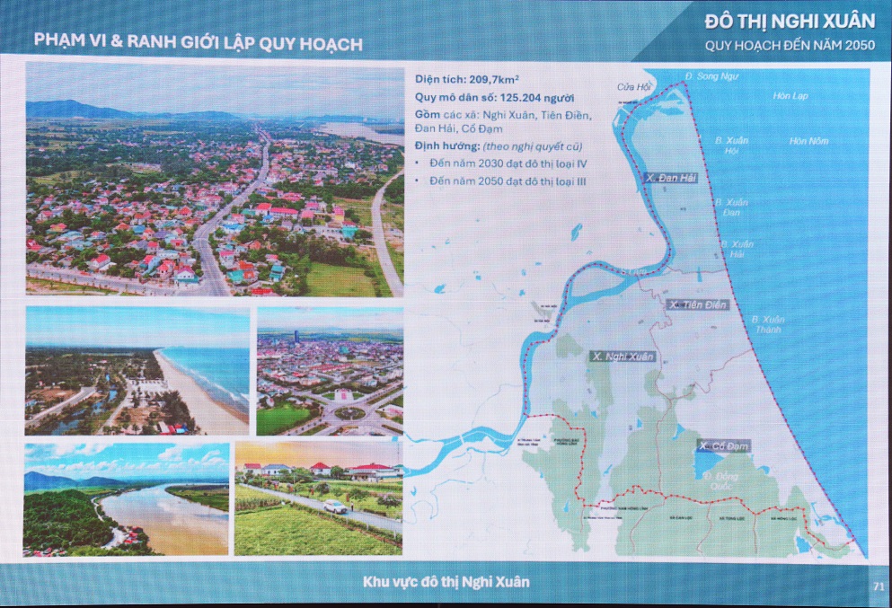 Hà Tĩnh quy hoạch đô thị 21.000 ha trên 4 xã, phát triển mạnh dọc sông Lam