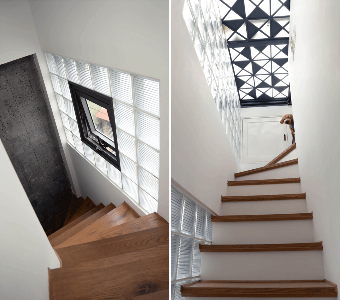 Nhà phố chỉ 20 m² TP.HCM: Cấu trúc xoay khối vuông và dải đệm thang bọc quanh- Ảnh 8.