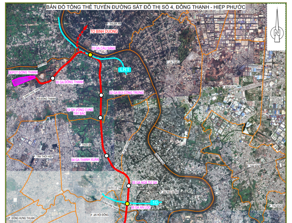 Tuyến metro dài 45km qua 21 phường, xã TP.HCM đang được lấy ý kiến người dân