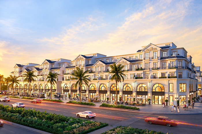 Malibu Walk: Phân khu shophouse tại Masteri Waterfront Hà Nội