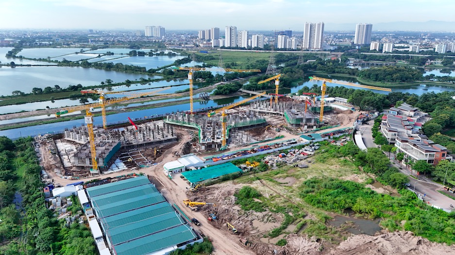 Cận cảnh công trường Gamuda Central Park sau hơn 5 tháng khởi công Cận cảnh công trường Gamuda Central Park sau hơn 5 tháng khởi công