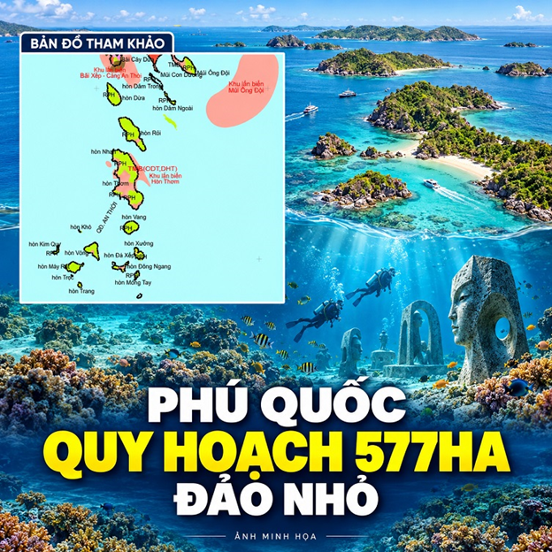 An Giang duyệt quy hoạch quần đảo 577ha: Hé lộ bảo tàng, safari dưới nước giữa loạt đảo nhỏ