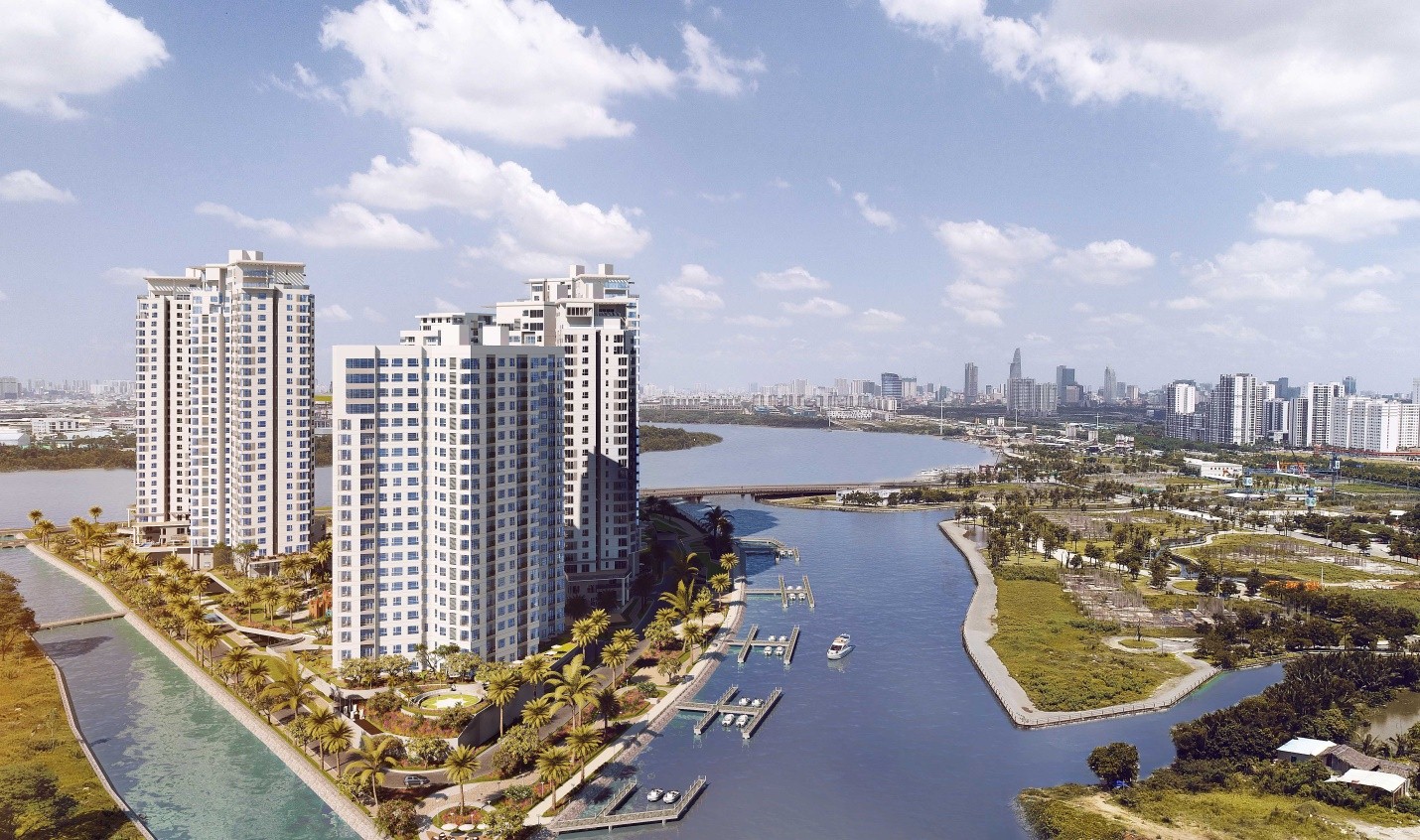 Tòa tháp căn hộ Canary – Diamond Island quận 2