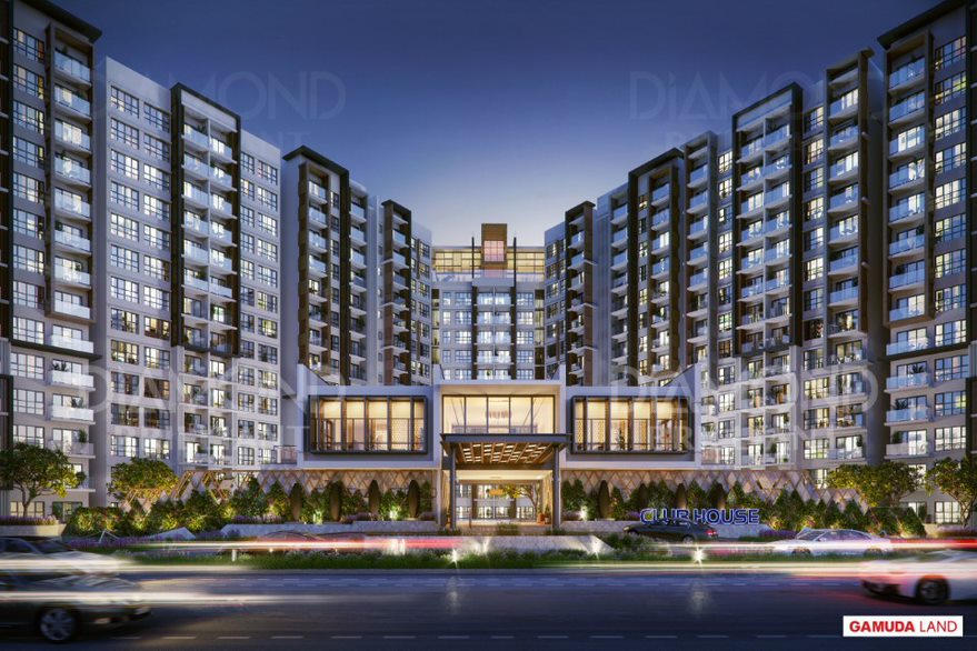 Tòa tháp căn hộ Diamond Brilliant quận Tân Phú