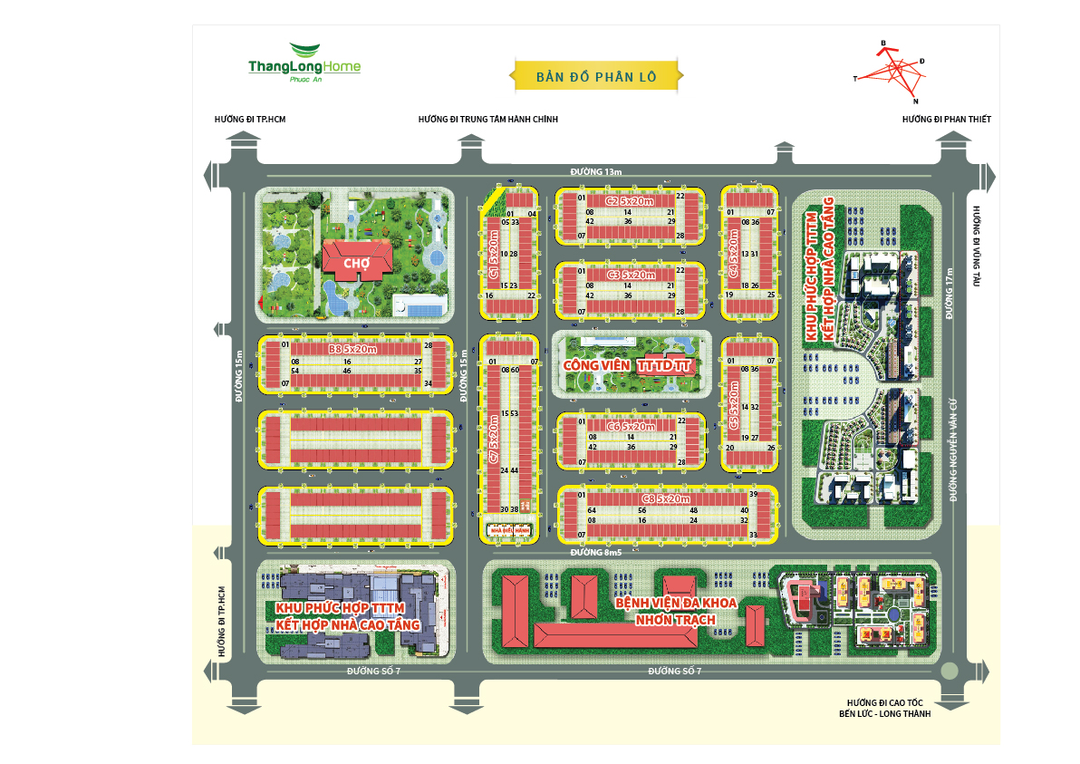 Khu dân cư Thăng Long Home Phước An tỉnh Đồng Nai