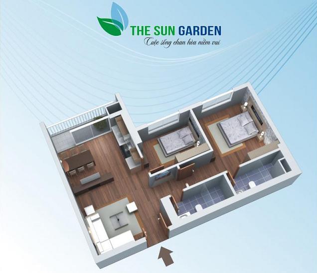 The Sun Garden: Căn hộ cạnh dòng sông Nhuệ
