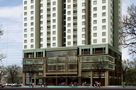 Cất nóc Golden Palace Hà Đông