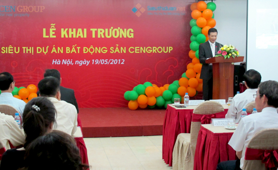 Cen Group: Khai trương Siêu thị dự án Bất động sản