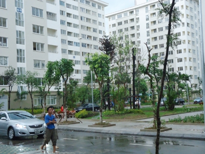 Nhà thu nhập thấp Đặng Xá (Gia Lâm) dù bị ế vẫn không giảm giá